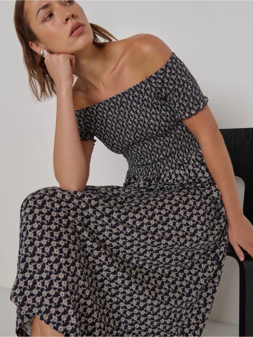 Nation Los Angeles Vivian Dress in Tuscan Floral NWT, size large